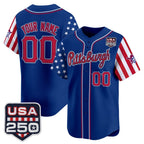 Custom Pittsburgh Pirates America 250 Edition Vapor Premier Limited Royal BFRAILEY Stitched Jerseys