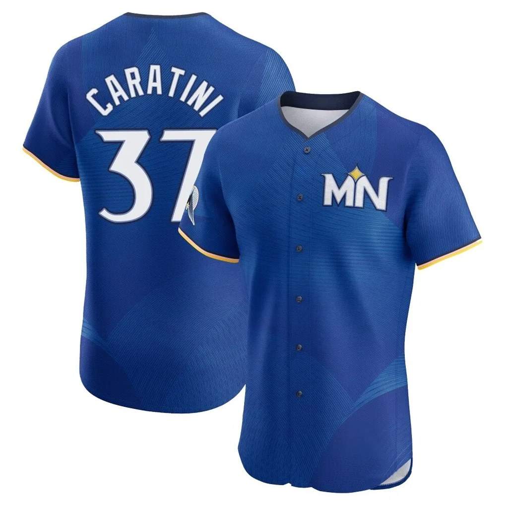 Minnesota Twins #37 Victor Caratini Player Royal BFRAILEYCity Connect Limited Elite Home Stitched Jerseys