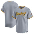 Pittsburgh Pirates Blank Gray BFRAILEY Away Limited Stitched Jersey