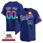 Custom Los Angeles Dodgers 2024 Los Angeles City Style Vapor Premier Limited Jersey ¨C Royal BFRAILEY