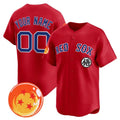 Custom Boston Red Sox x Dragon Ball Red BFRAILEY Vapor Premier Limited Jersey - All Stitched