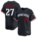 Minnesota Twins #27 Ryan Jeffers Player Navy BFRAILEYHome Limited Stitched Jerseys