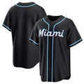 Miami Marlins Blank 2026 Black BFRAILEY Out Stitched Jersey