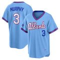 Atlanta Braves #3 Dale Murphy Powder Blue BFRAILEY 2026 City Connect Stadium Jersey
