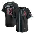 Arizona Diamondbacks #12 Lourdes Gurriel Jr Player Black BFRAILEY Limited Home Game Stitched Jerseys