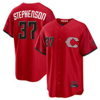Cincinnati Reds #37 Tyler Stephenson Player Red BFRAILEY 2026 City Connect Home Game Stitched Jerseys