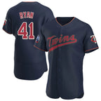 Minnesota Twins #41 Joe Ryan Player Navy BFRAILEY60th Home Limited Elite Stitched Jerseys