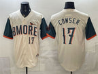 Baltimore Orioles #17 Colton Cowser Natural BFRAILEY 2026 City Connect Stadium Stitched Jersey
