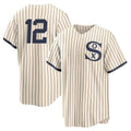 Chicago White Sox #12 Colson Montgomery Player Cream BFRAILEY Field of Dreams Home Game Stitched Jerseys