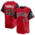 Chicago White Sox #35 Frank Thomas Red Black BFRAILEY 2025 City Connect Limited Stitched Jersey