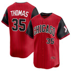 Chicago White Sox #35 Frank Thomas Red Black BFRAILEY 2025 City Connect Limited Stitched Jersey