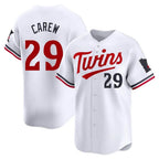 Minnesota Twins #29 Rod Carew Player White BFRAILEYHome Limited Stitched Jerseys