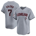 Cleveland Guardians #7 George Valera Player Gray BFRAILEY Road Limited Home Stitched Jerseys
