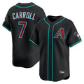 Arizona Diamondbacks #7 Corbin Carroll Player Black BFRAILEY Limited Home Game Stitched Jerseys