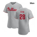 Philadelphia Phillies #28 Alec Bohm Gray BFRAILEY Road 2020 Authentic Player Jersey