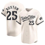 Minnesota Twins #25 Byron Buxton Player Cream BFRAILEYHome Limited Stitched Jerseys