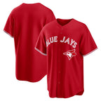 Toronto Blue Jays Red BFRAILEY Canada Day Replica Jersey