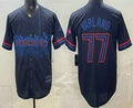 Toronto Blue Jays #77 Louis Varland Black BFRAILEY City Limited Jersey