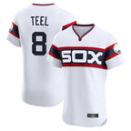 Chicago White Sox #8 Kyle Teel Player White BFRAILEY T-shirt Limited Elite Home Stitched Jerseys