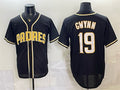 San Diego Padres #19 Tony Gwynn 2026 Fashion Replica Black BFRAILEY Out Stitched Jersey