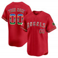 Custom Los Angeles Angels Mexico Vapor Premier Limited Jersey ¨C Red BFRAILEY