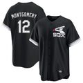 Chicago White Sox #12 Colson Montgomery Player Black BFRAILEY Spring Training Game Stitched Jerseys