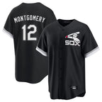 Chicago White Sox #12 Colson Montgomery Player Black BFRAILEY Spring Training Game Stitched Jerseys