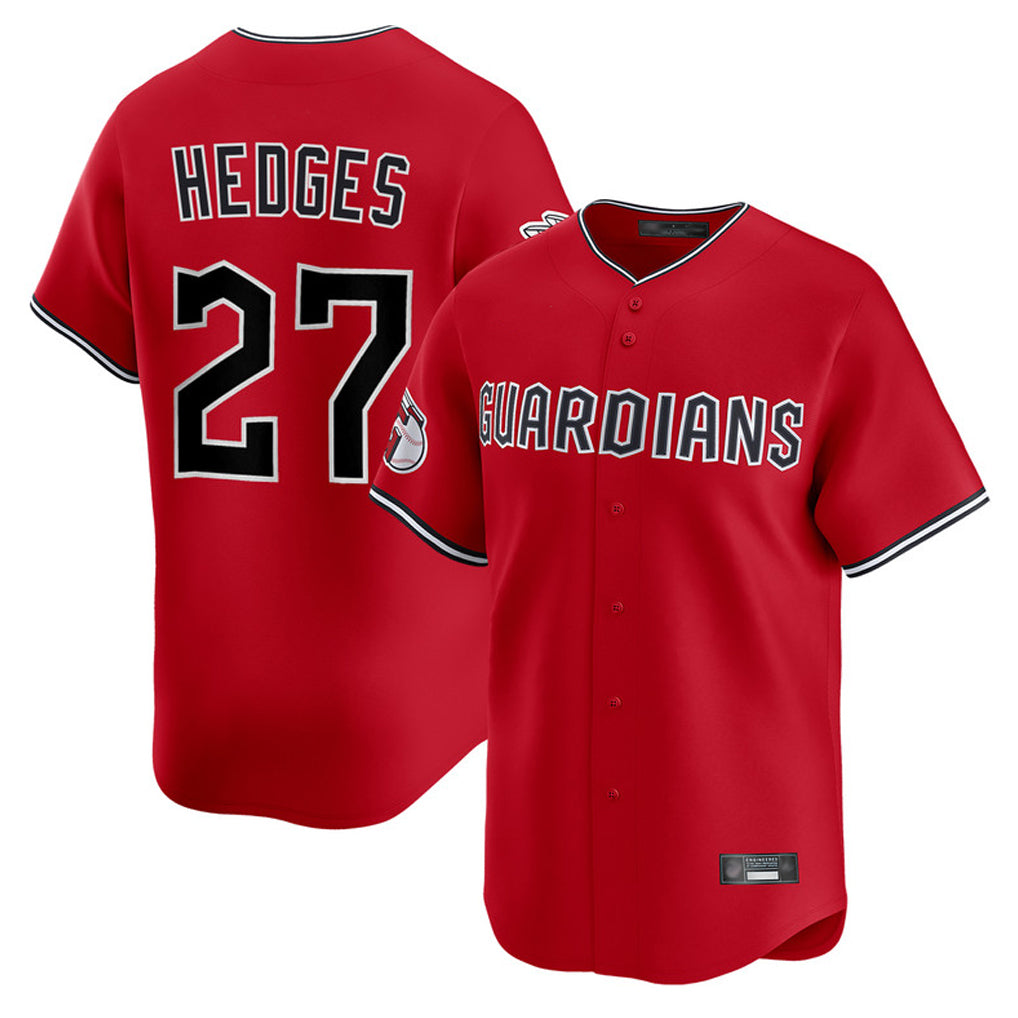 Cleveland Guardians #27 Austin Hedges Player Red BFRAILEY Limited Home Stitched Jerseys