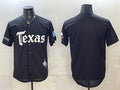 Texas Rangers Blank Black BFRAILEY Gothic Mexico 2025 Vapor Premier Limited Stitched Jersey