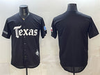 Texas Rangers Blank Black BFRAILEY Gothic Mexico 2025 Vapor Premier Limited Stitched Jersey
