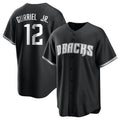 Arizona Diamondbacks #12 Lourdes Gurriel Jr Player Black BFRAILEY Game Home Stitched Jerseys