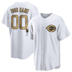Custom Cincinnati Reds Active Player White BFRAILEY 2022 All-Star Cool Base Stitched Jersey