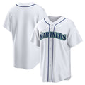 Seattle Mariners White BFRAILEY Home Replica Team Jersey