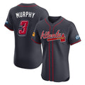 Atlanta Braves #3 Dale Murphy Player Navy BFRAILEY 2025 Speedway Classic Limited Elite Home Game Stitched Jerseys