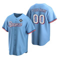 Custom Texas Rangers Active Player Blue BFRAILEY 2023 World Series Stitched Jersey