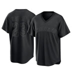 Cleveland Guardians #23 Bo Naylor Player Black BFRAILEY T-shirt Home Game Stitched Jerseys