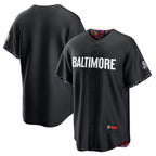 Baltimore Orioles Black BFRAILEY City Connect Replica Jersey