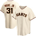 San Francisco Giants #31 LaMonte Wade Jr Cream BFRAILEY 2021 Replica Home Jersey