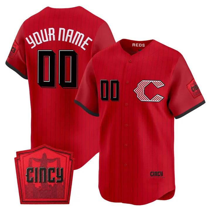 Custom Cincinnati Reds Red BFRAILEY 2026 City Connect Vapor Premier Limited Jersey - All Stitched