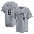 Chicago White Sox #8 Kyle Teel Player Gray BFRAILEY Road Limited Home Stitched Jerseys