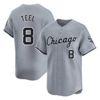 Chicago White Sox #8 Kyle Teel Player Gray BFRAILEY Road Limited Home Stitched Jerseys