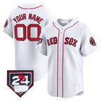 Custom Boston Red Sox 2024 Spring Training Patch Vapor Premier Limited Jersey ¨C White BFRAILEY