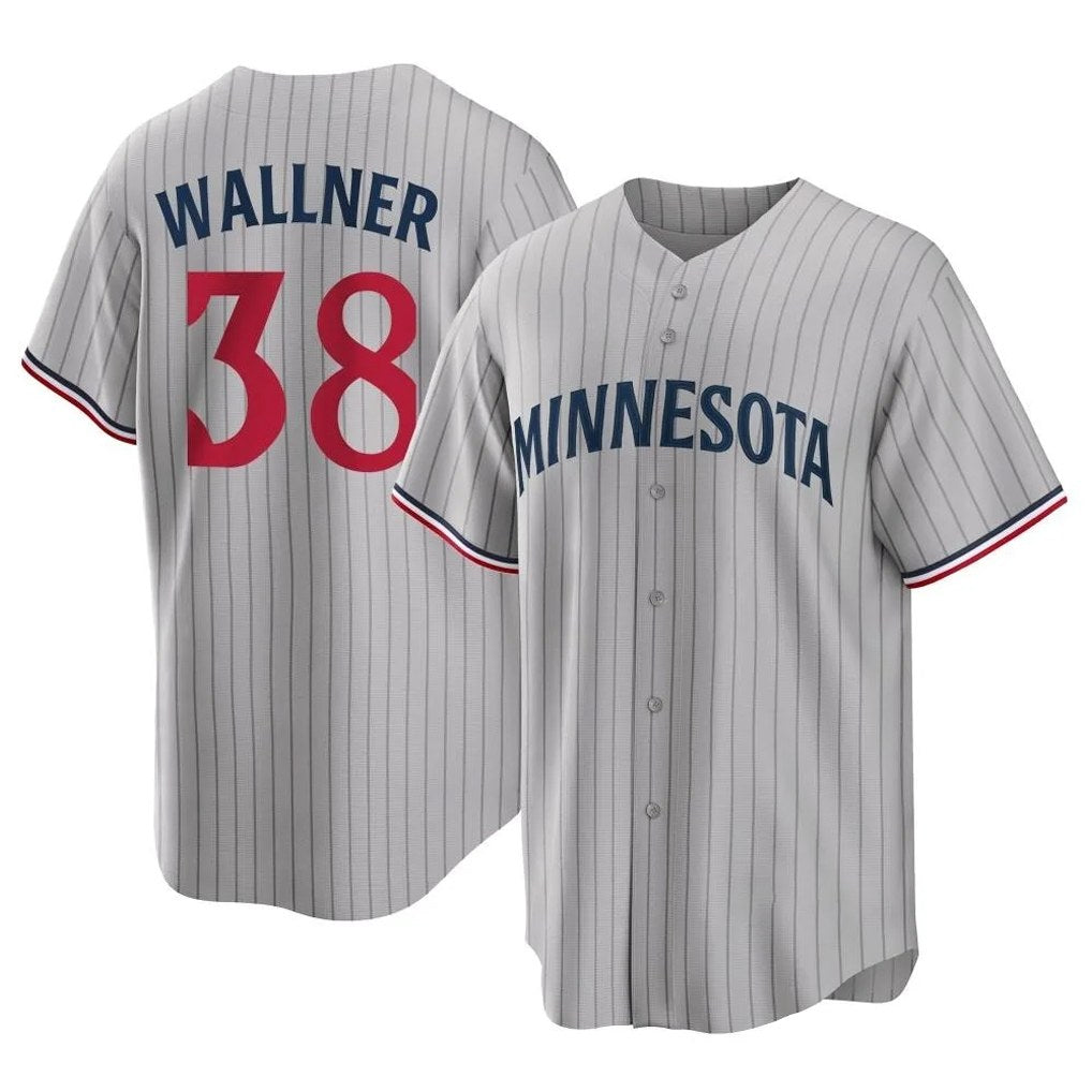 Minnesota Twins #38 Matt Wallner Player Gray BFRAILEYGame Limited Home Stitched Jerseys