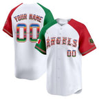 Custom Los Angeles Angels Mexico Vapor Premier Limited Jersey ¨C White BFRAILEY