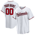 Custom Washington Nationals White BFRAILEY Home Replica Jersey