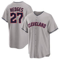 Cleveland Guardians #27 Austin Hedges Player Gray BFRAILEY Game Home Stitched Jerseys