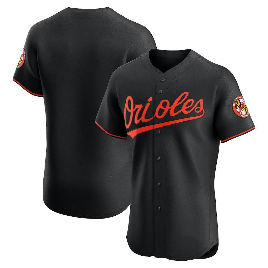 Baltimore Orioles Black BFRAILEY Alternate Elite Jersey