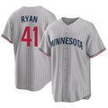 Minnesota Twins #41 Joe Ryan Player Gray BFRAILEYGame Limited Home Stitched Jerseys