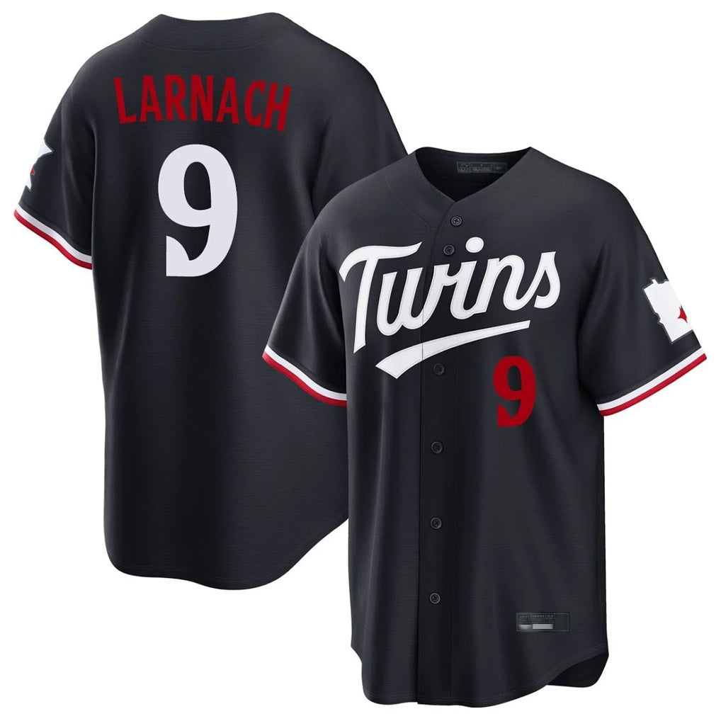 Minnesota Twins #9 Trevor Larnach Player Navy BFRAILEYHome Game Stitched Jerseys