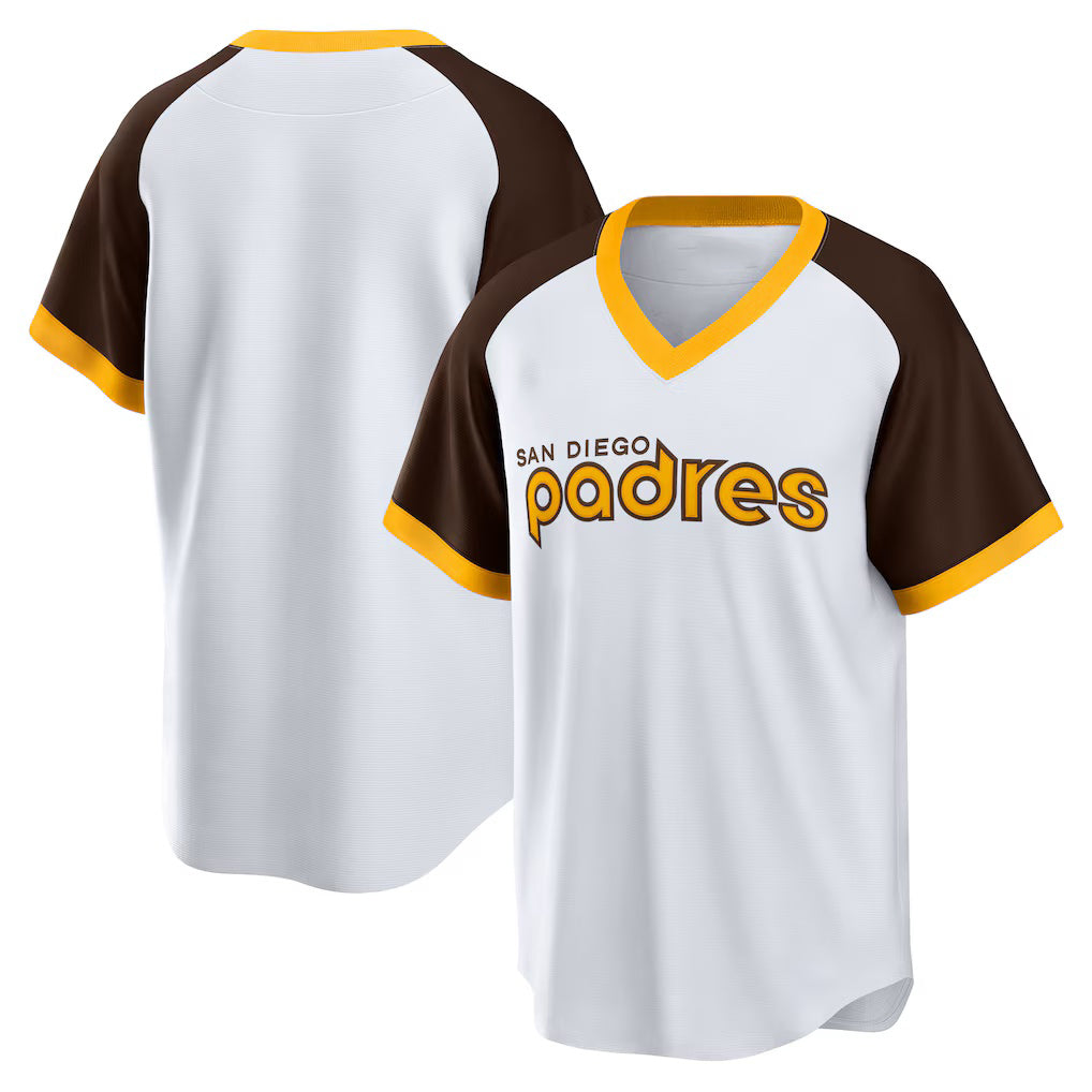 San Diego Padres White BFRAILEY Home Cooperstown Collection Team Jersey